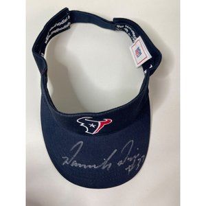 Houston Texans Autographed Signed Domanick Davis #37 Sun Visor Hat Memorbillia